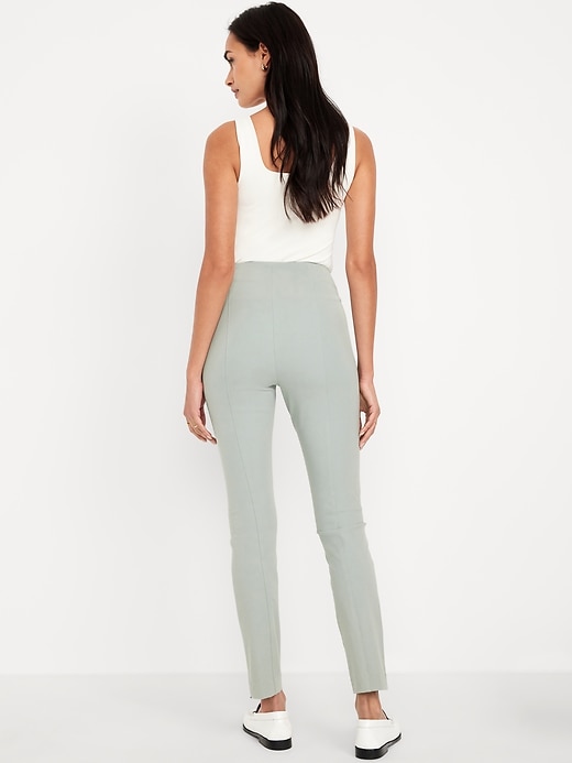 Image number 3 showing, Extra High-Waisted Polished Pixie Skinny Pants