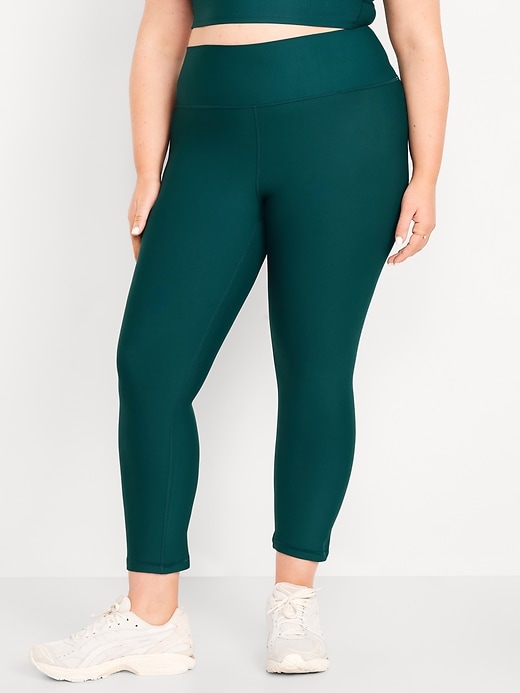 Image number 3 showing, High-Waisted PowerSoft Crop Leggings