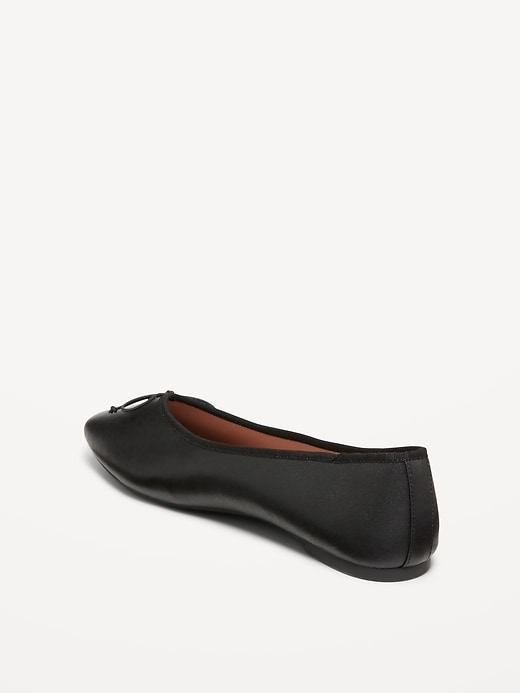 Image number 4 showing, Faux-Leather Ballet Flats