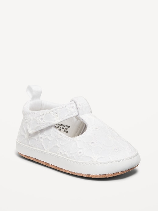 View large product image 1 of 2. Embroidered Mary-Jane Sneakers for Baby