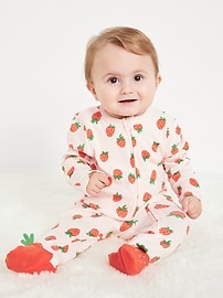 Image number 1 showing, 2-Way-Zip Sleep & Play Footed One-Piece for Baby