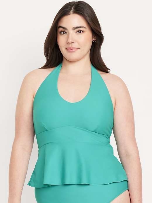 Image number 5 showing, V-Neck Tankini Swim Top