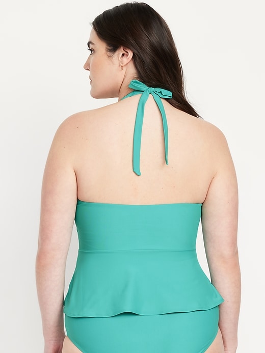 Image number 6 showing, V-Neck Tankini Swim Top