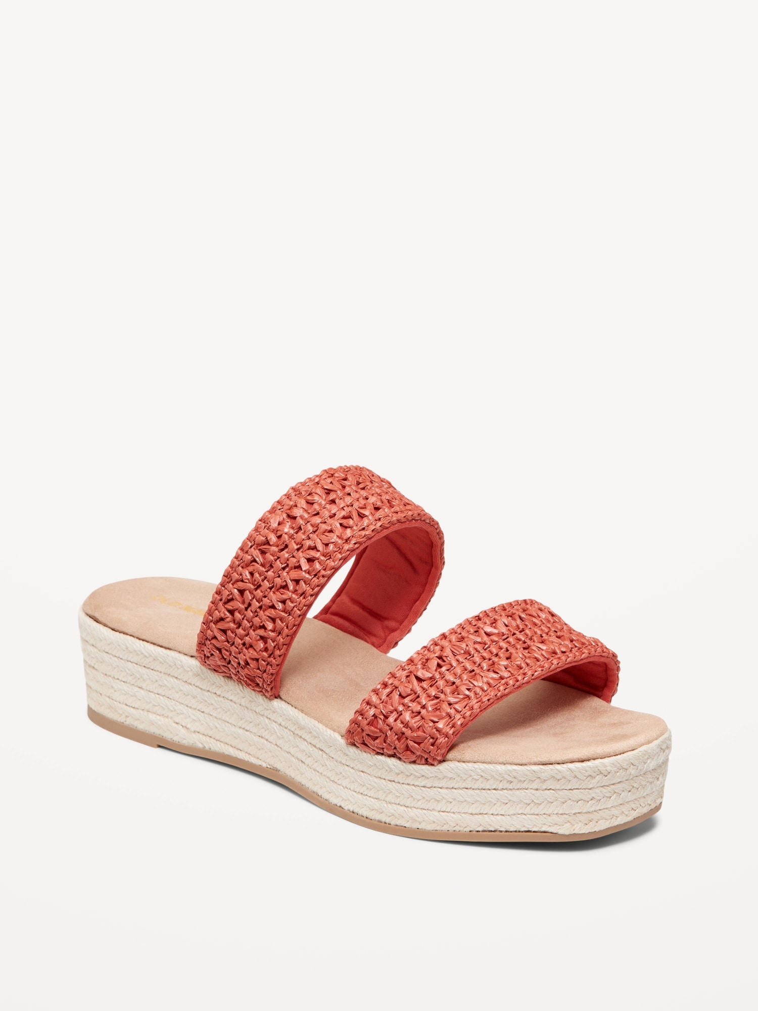 Double-Strap Espadrille Sandals