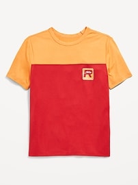Image number 1 showing, CloudMotion Color-Block Graphic T-Shirt for Boys
