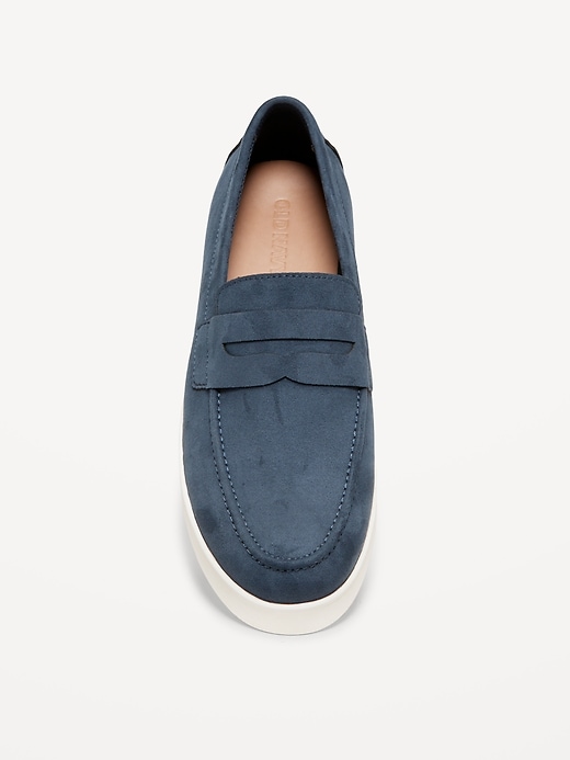 View large product image 2 of 4. Faux-Suede Loafers for Men