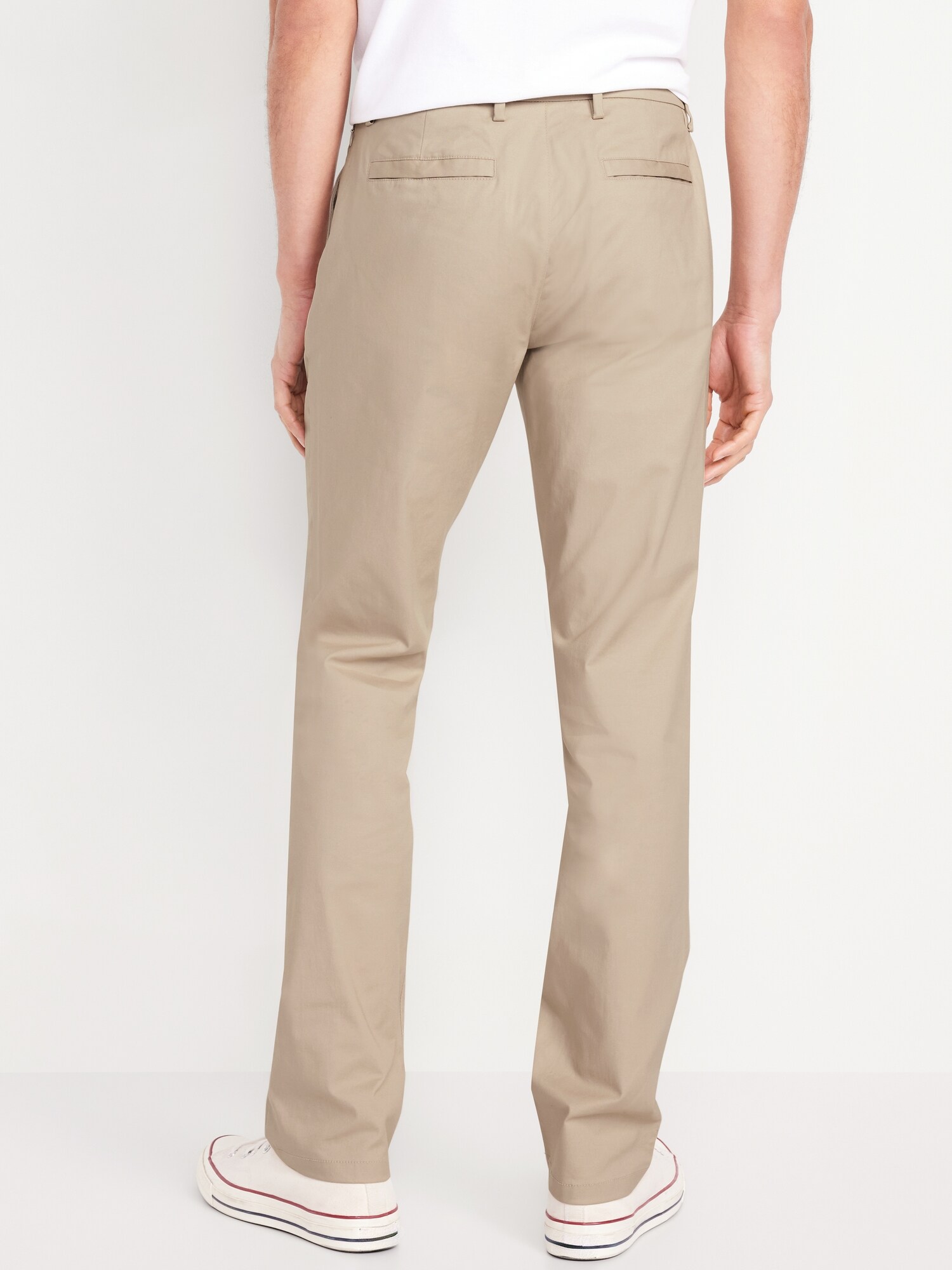Мужские брюки Old Navy Straight Tech Ultimate 4.0 Chino, цвет: Серо-бежевый — фото 2