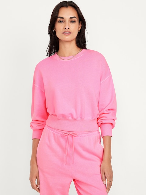 SoComfy Crop Sweatshirt - Valentine