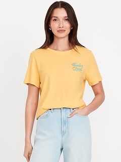 yellow t shirt for ladies
