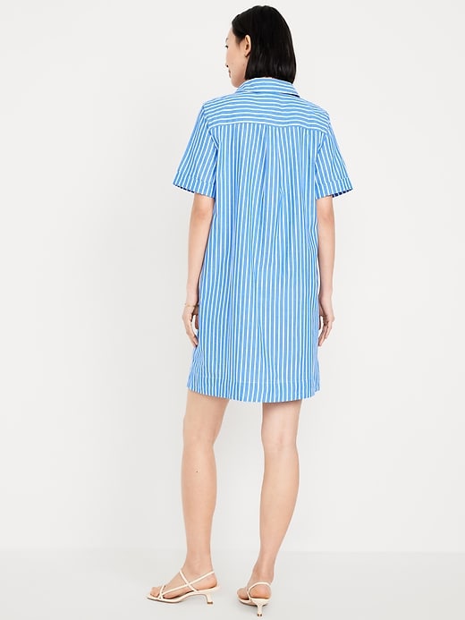 Image number 8 showing, Button-Down Mini Shirt Dress