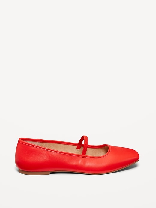 Image number 4 showing, Mary Jane Square-Toe Ballet Flats