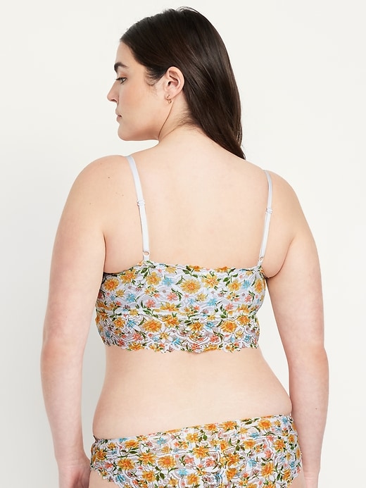 Image number 6 showing, Lace Longline Bralette