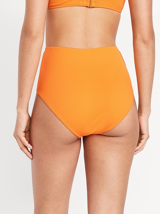 Image number 2 showing, High-Waisted Bikini Swim Bottoms