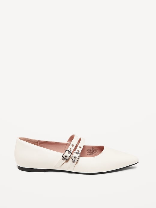 Image number 6 showing, Double-Buckle Mary Jane Flats