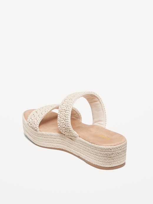 Image number 4 showing, Double-Strap Espadrille Sandals