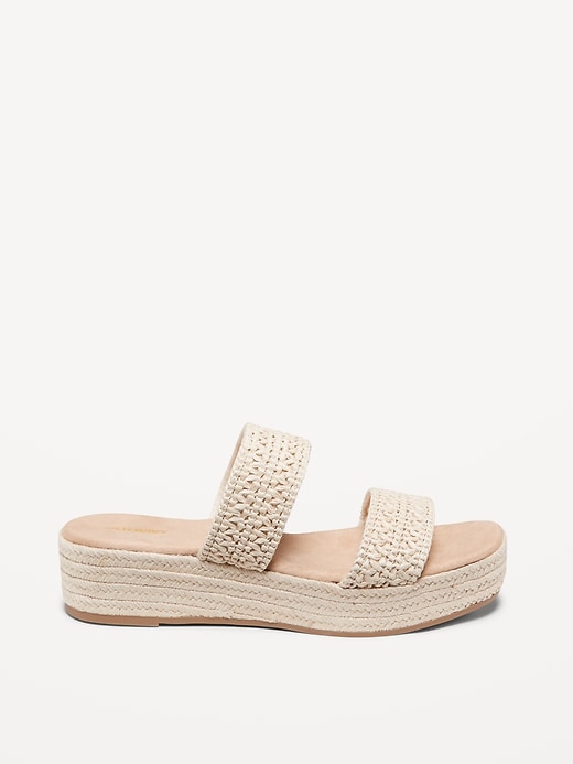 Image number 3 showing, Double-Strap Espadrille Sandals