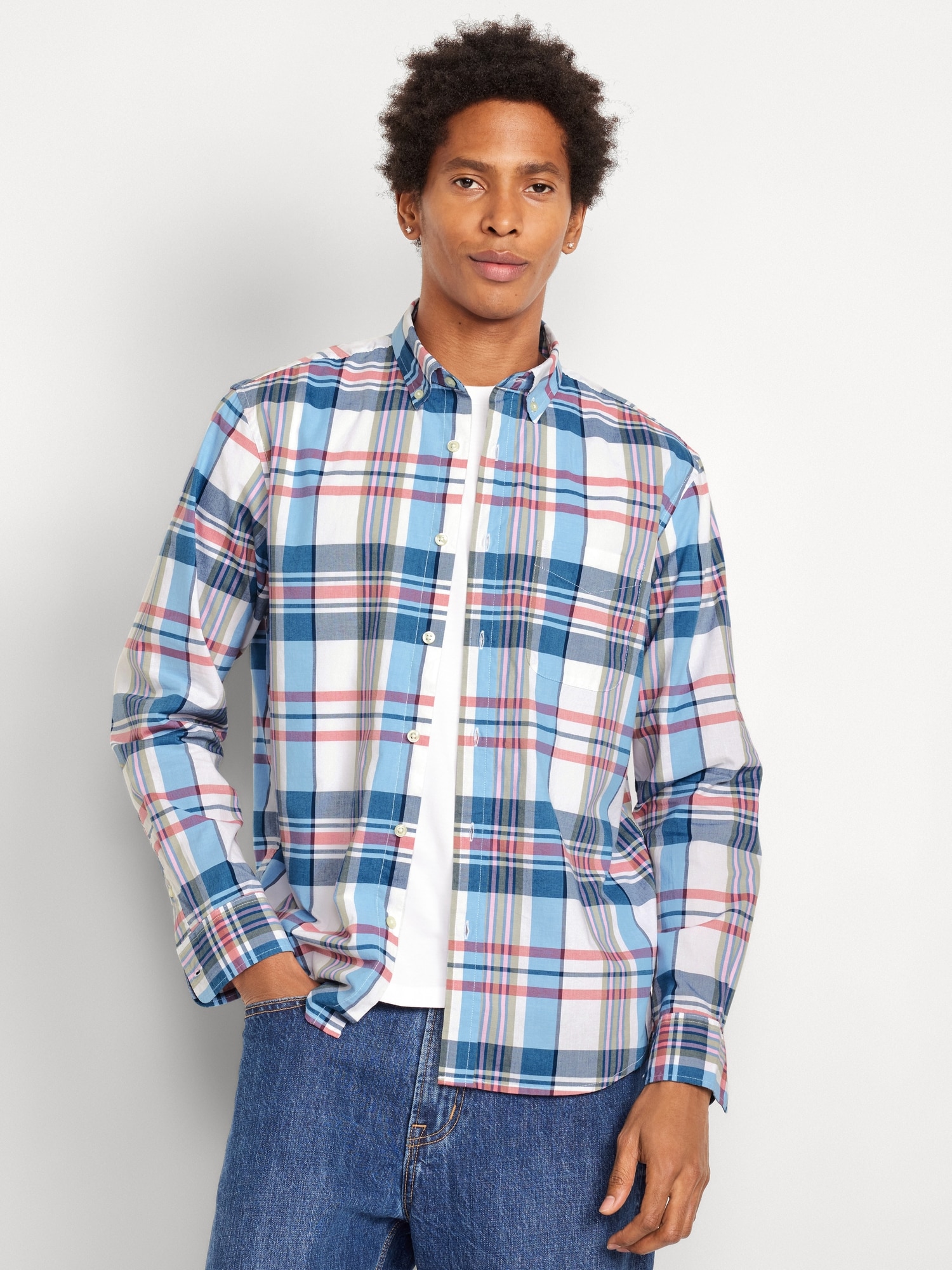 Classic Fit Plaid Everyday Shirt