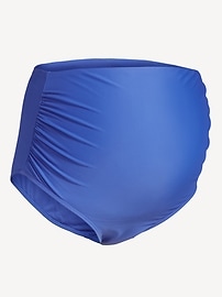 Image number 2 showing, Maternity High-Waisted Swim Bottoms