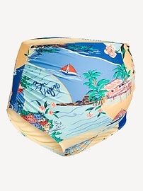 Image number 2 showing, Maternity High-Waisted Swim Bottoms