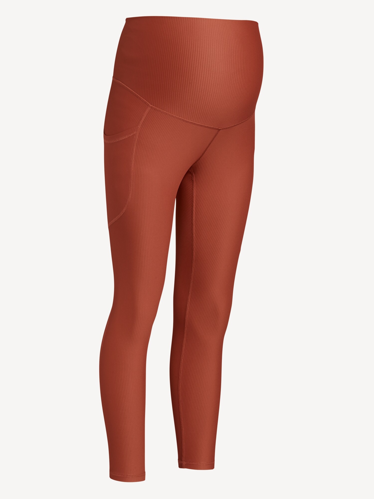 Hanes Maternity Women's Stretch & Recover 7/8 Leggings, 25" Inseam Cool Grey XL