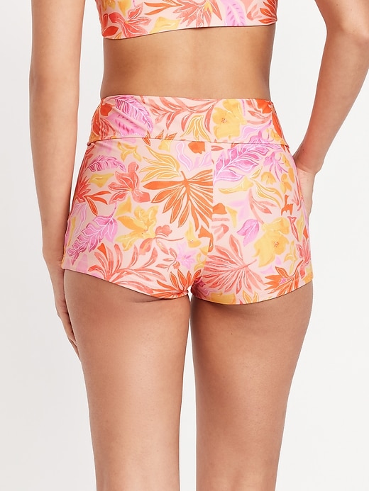 Image number 7 showing, High-Waisted Swim Shorts -- 2-inch inseam