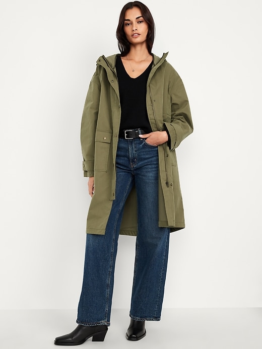 Image number 1 showing, Oversized Hooded Parka