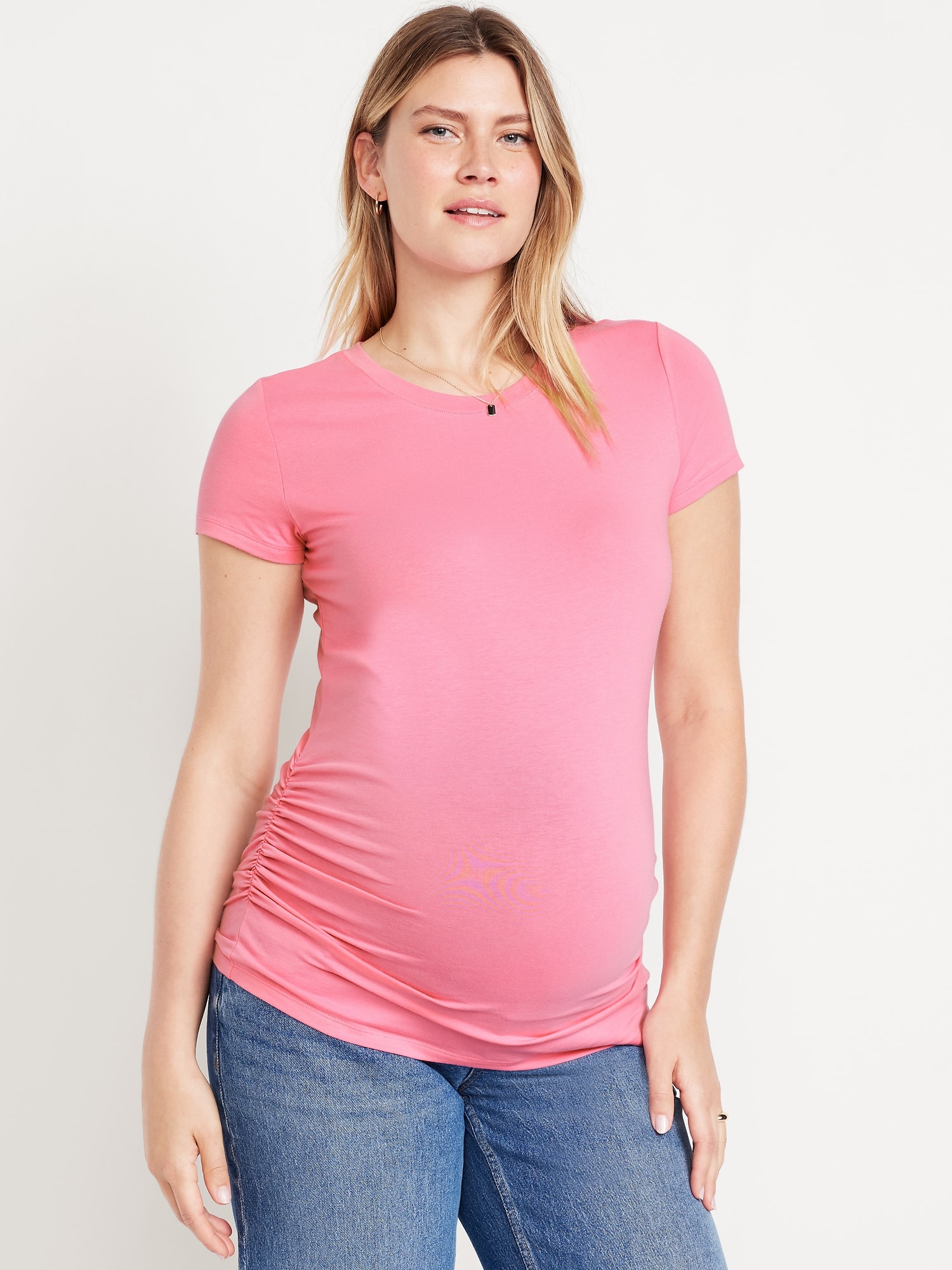 Maternity Crew Neck T-Shirt