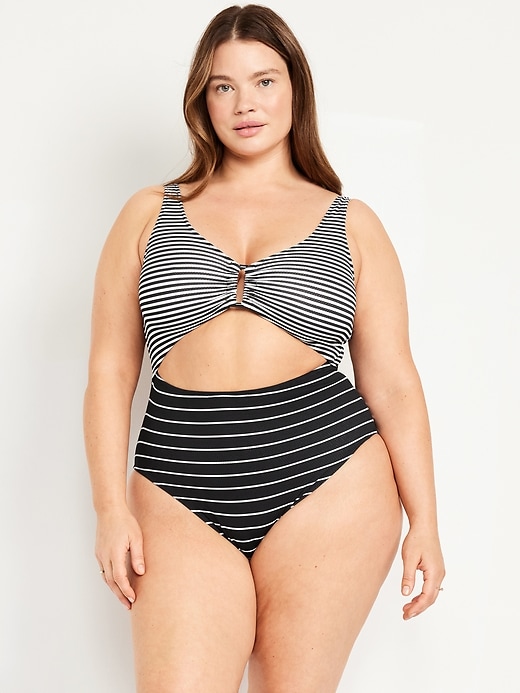 Image number 7 showing, One-Piece Cut-Out Swimsuit