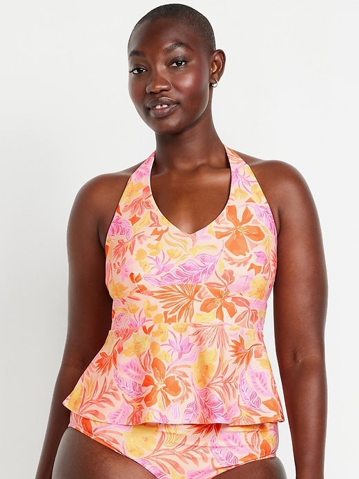 Image number 5 showing, Matte Tankini Swim Top