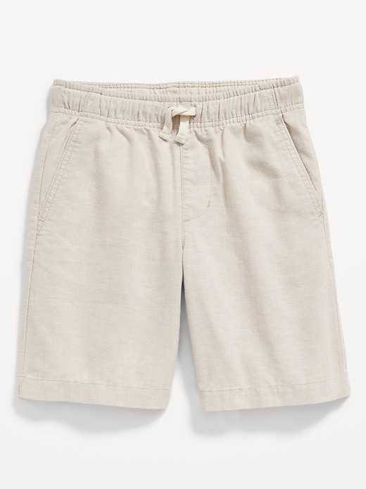 Image number 4 showing, Knee Length Linen-Blend Shorts for Boys