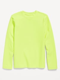 Image number 1 showing, Long-Sleeve Rashguard Swim Top for Boys