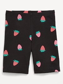 Image number 1 showing, Long Jersey Biker Shorts for Girls