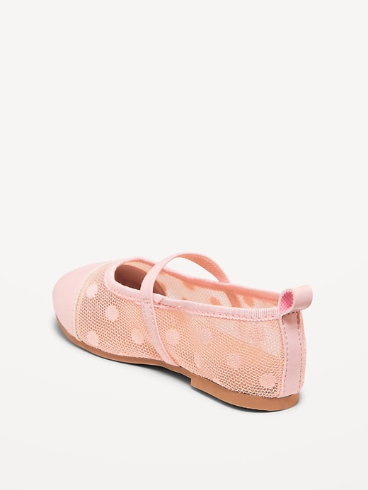 View large product image 2 of 2. Mesh Ballet Flats for Toddler Girls