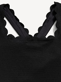 Image number 2 showing, Textured One-Piece Swimsuit for Girls