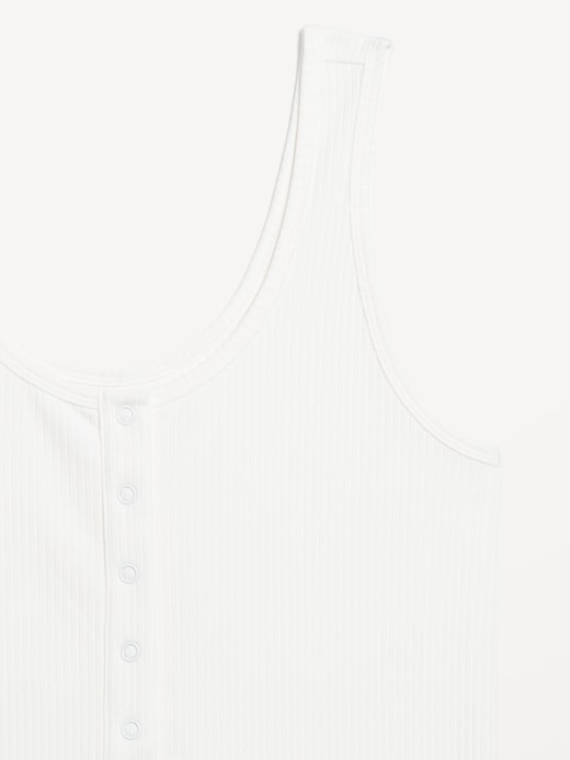 Image number 9 showing, Rib Henley Pajama Romper