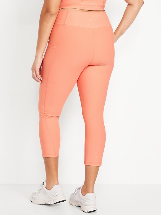 Image number 8 showing, High-Waisted PowerSoft Crop Leggings