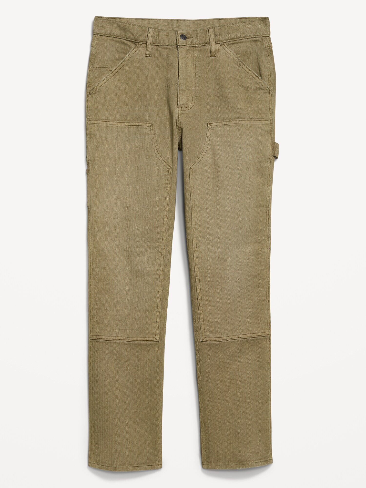Мужские джинсы Old Navy 90's Straight Built-In Flex, цвет: Армейский зелёный — фото 4