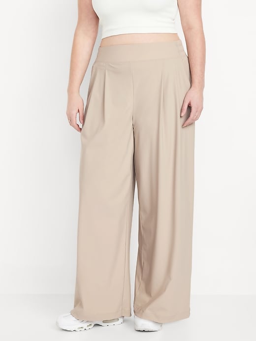 Image number 4 showing, Extra High-Waisted SleekTech Pleated Trousers