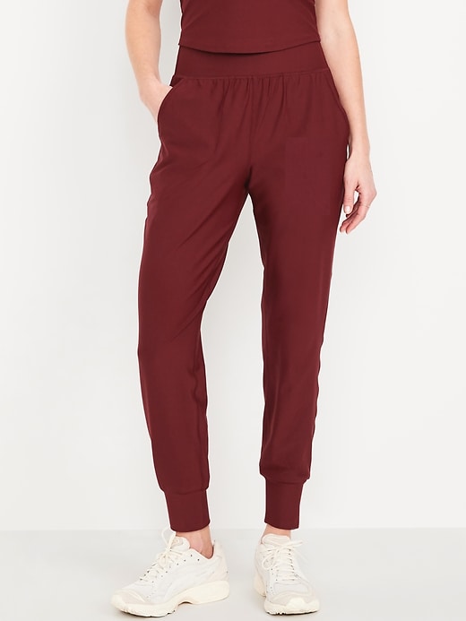 Image number 1 showing, High-Waisted PowerSoft Joggers