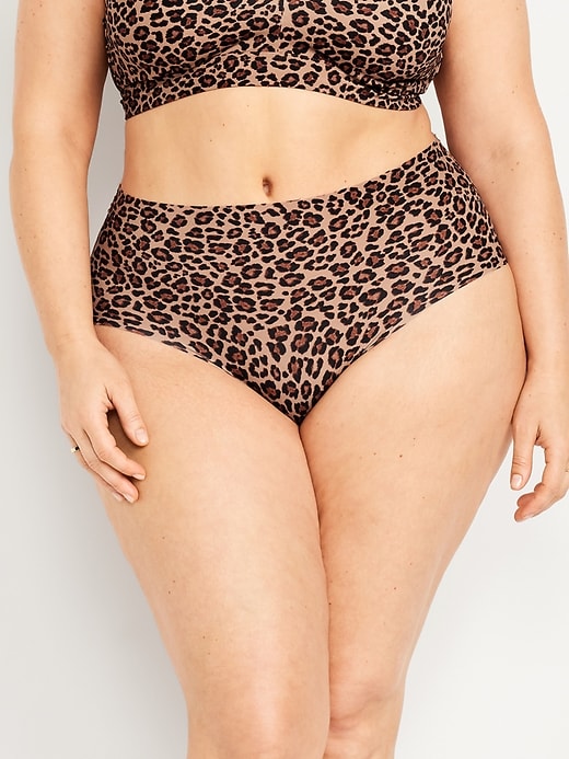Image number 7 showing, High-Waisted No-Show Brief Underwear
