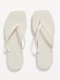 Image number 1 showing, Square Toe Flip-Flop Sandals