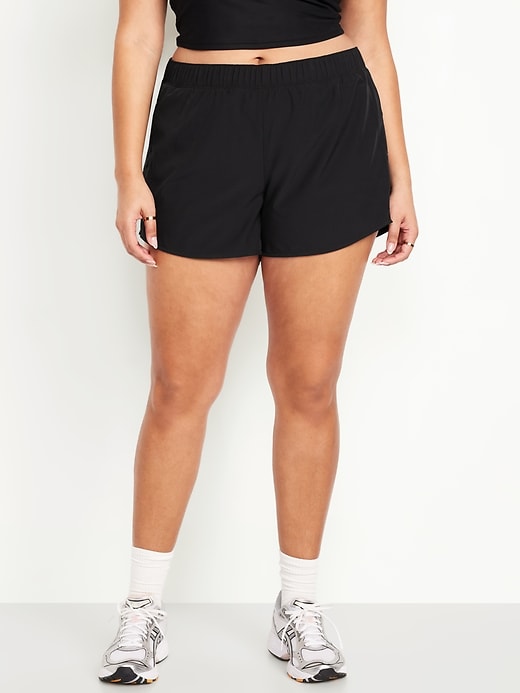 Image number 3 showing, Mid-Rise StretchTech Run Shorts -- 4-inch inseam