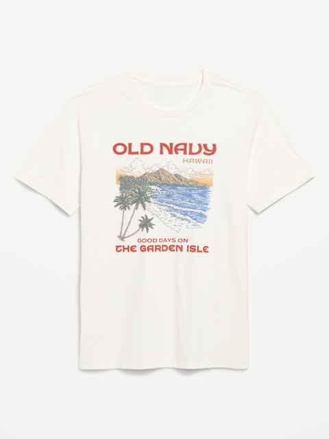 Crew-Neck Logo T-Shirt - Sea Salt