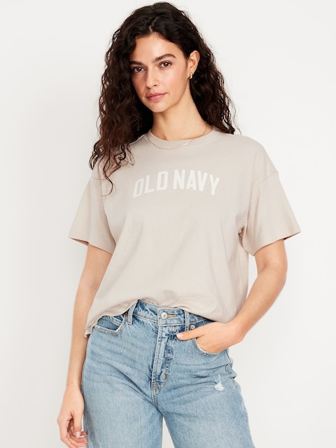 Vintage Crew-Neck Logo-Graphic T-Shirt - Wish Bone