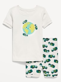 Image number 1 showing, Snug-Fit Graphic Pajama Set for Toddler & Baby