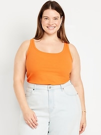 Ribbed Crop Tank Top