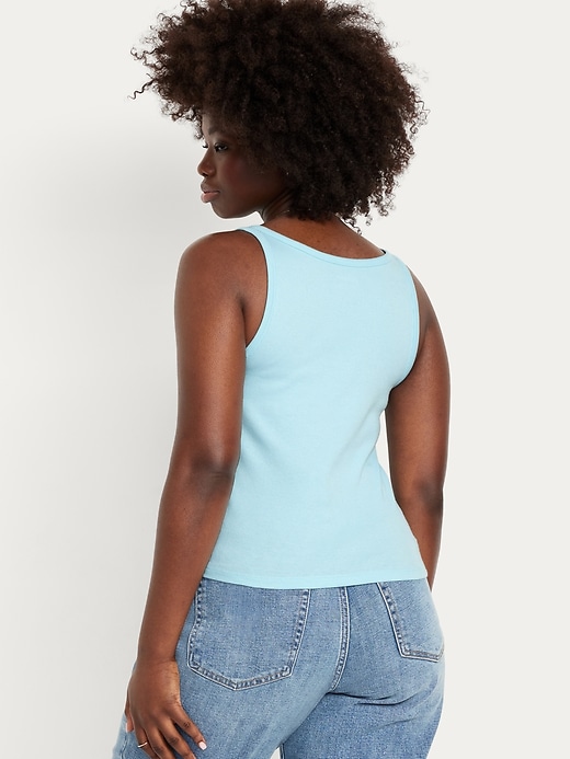 Image number 6 showing, Ribbed Crop Tank Top