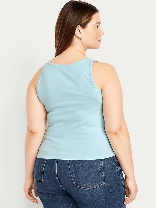 Image number 8 showing, Ribbed Crop Tank Top