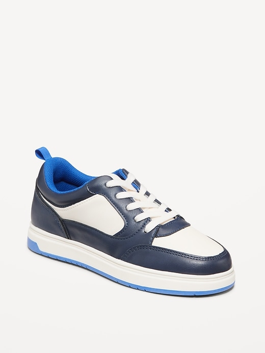 View large product image 1 of 1. Faux-Leather Sneakers for Boys