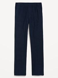 【dead stock】 90s〜 OLD NAVY linen slacks 90's Straight Linen-Blend Chino Pants | Old Navy